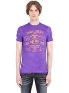 Dsquared2 All Seeing Eye Printed Cotton T-shirt