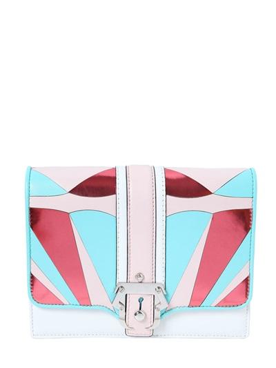 Paula Cademartori Tatiana Mirror Leather Shoulder Bag