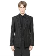 Givenchy Pinstriped Wool Flannel Jacket
