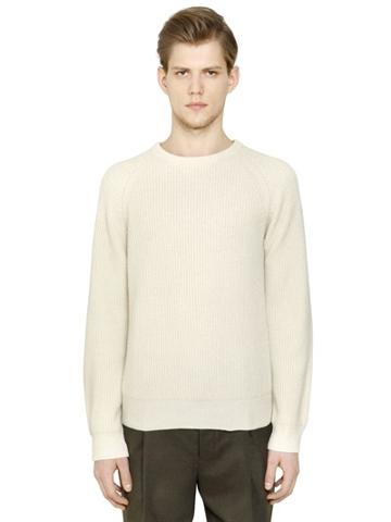 Christophe Lemaire Wool & Yak Rib Knit Sweater