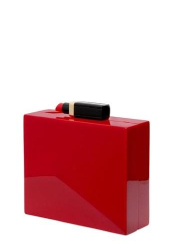 Lulu Guinness - Lipstick Perspex Clutch