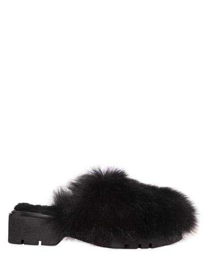 Kenzo 40mm Sheep Fur Mules
