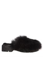 Kenzo 40mm Sheep Fur Mules