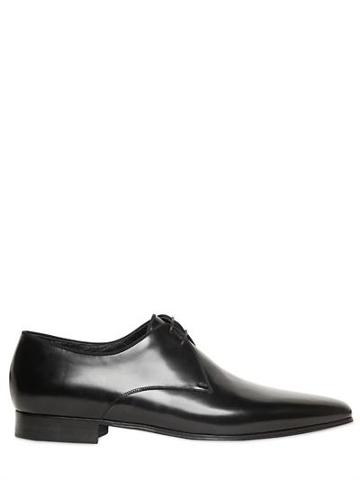 Saint Laurent - Brushed Leather Derby Shoes