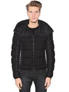 Belstaff Hanworth Flannel & Nylon Down Jacket