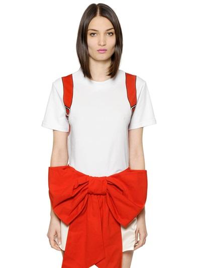 Anna K Backpack Printed Cotton Jersey T-shirt