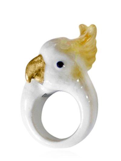 Nach Cockatoo Porcelain Ring