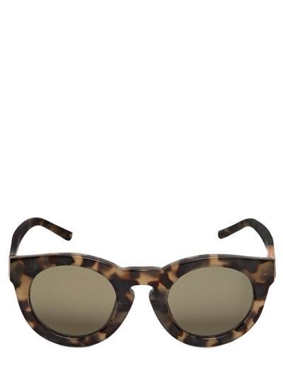 Linda Farrow X 3.1 Phillip Lim - Printed Round Matte Acetate Sunglasses