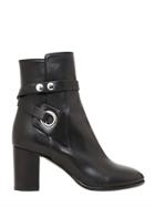 Isabel Marant 70mm Ashes Leather Ankle Boots