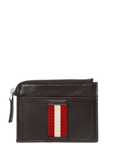 Bally Leather Coin Pocket & Credit Card Holder