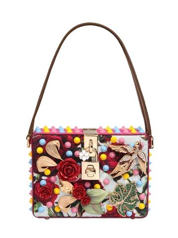 Dolce & Gabbana Dolce Mamma Embellished Brocade Bag