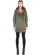 Bazar De Luxe Cotton Parka W/ Lapin & Murmasky Detail