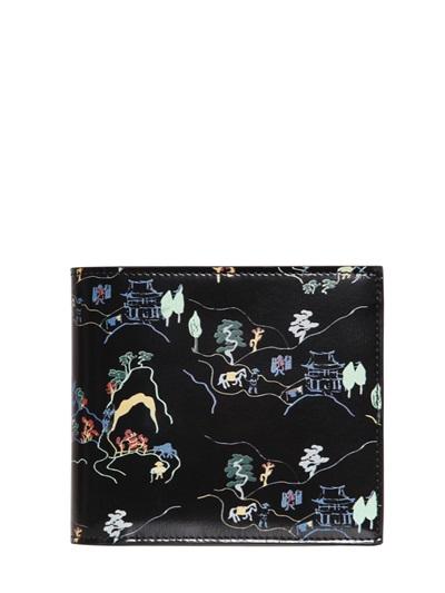 Thom Browne Landscape Brushed Leather Wallet