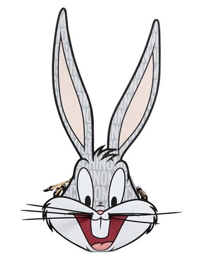 Moschino Bugs Bunny Printed Faux Leather Bag
