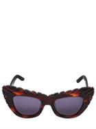 House Of Holland Comb Over Acetate Sunglasses