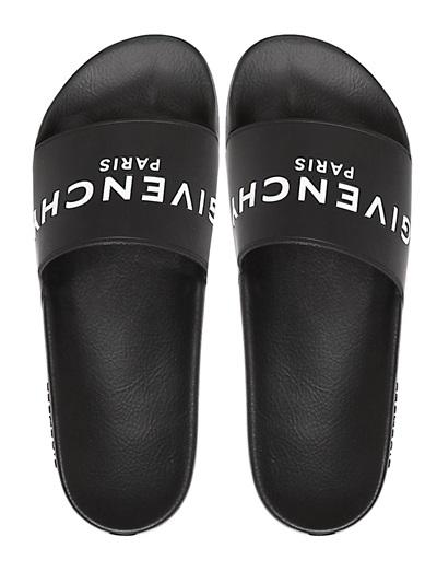 Givenchy Logo Rubber Slid Sandals