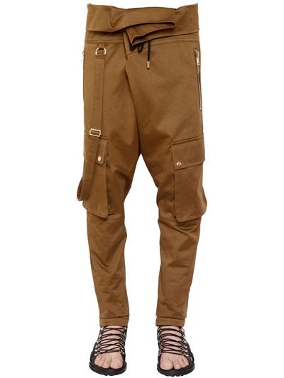 Balmain Cotton Twill Thai Pants
