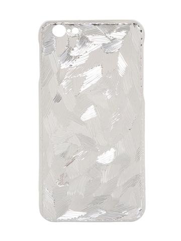 La Mela Luxury Handmade In Italy Frozen Effect White Gold Iphone 6 Case