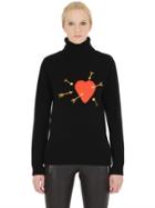 Beayukmui Heart Intarsia Wool & Cashmere Sweater
