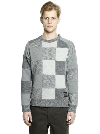 Golden Goose Deluxe Brand Oversized Patchwork Cotton Sweatshirt