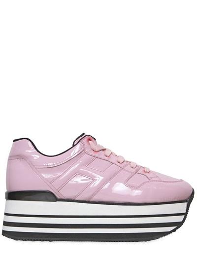 Hogan 70mm Sportivo Patent Leather Sneakers