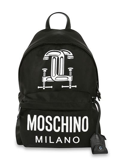Moschino Tools Printed Cotton Blend Backpack