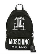 Moschino Tools Printed Cotton Blend Backpack