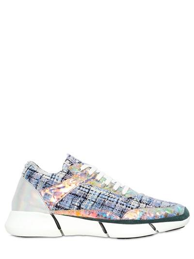 Elena Iachi 20mm Boucle & Felt Sneakers