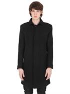 11 By Boris Bidjan Saberi Wool Felt Coat With Techno Cuffs