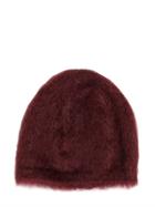 Jil Sander Mohair Wool Blend Knit Beanie Hat