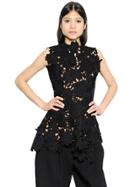 Sportmax Floral Macram Lace Top