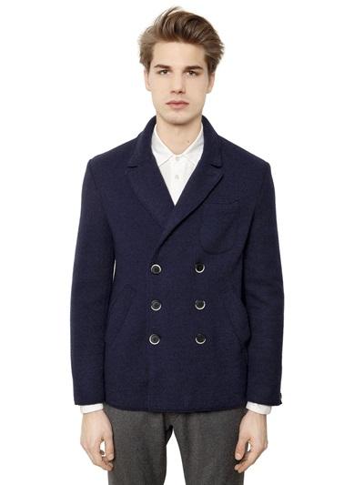 Barena Wool Blend Formentera Jersey Peacoat
