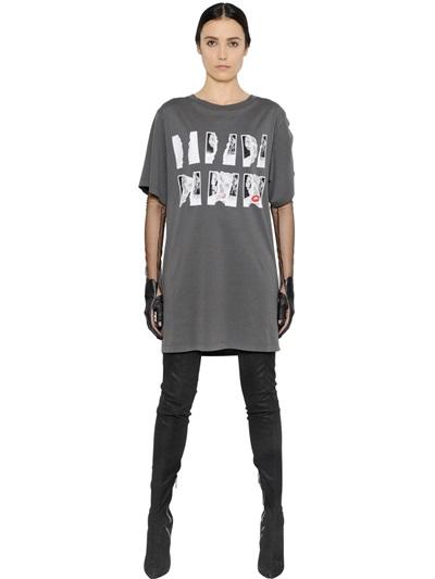 Maison Margiela Polaroid Printed Cotton T-shirt Dress