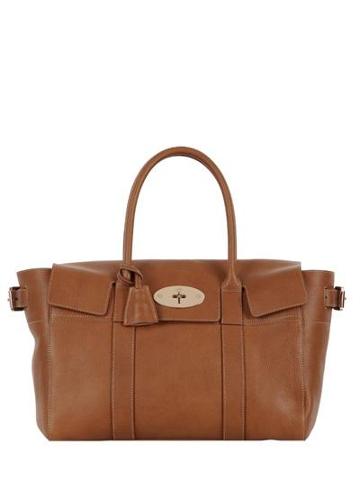 Mulberry - Large Bayswater Natural Leather Bag