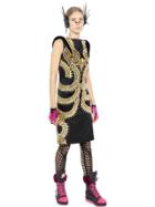 Manish Arora Embellished Duchesse Satin Dress