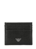 Emporio Armani Embossed Leather Card Holder