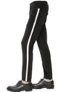 Neil Barrett 17cm Super Skinny Stretch Velvet Jeans