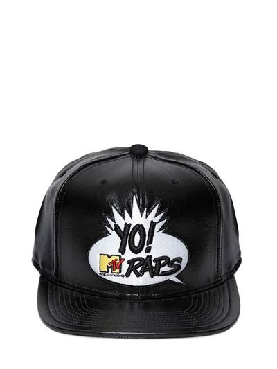 Starter Black Label Mtv Raps Faux Leather Hat