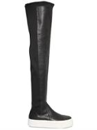 Dkny 40mm Stretch Leather Over The Knee Boots