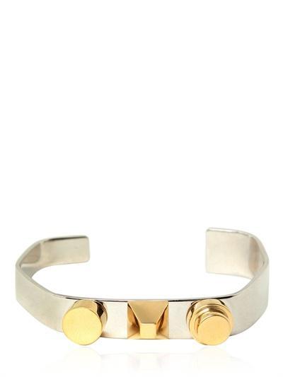 Saint Laurent - Studded Gold Plated Bracelet