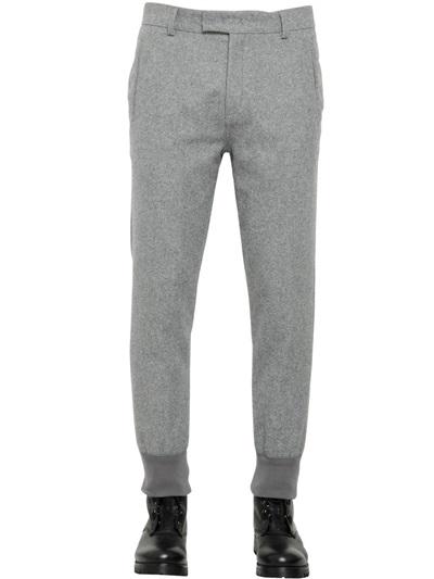 Helmut Lang Wool Blend Twill Pants