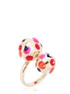 Elena Meyer Richard Pop Art Light Gold & Enamel Ring