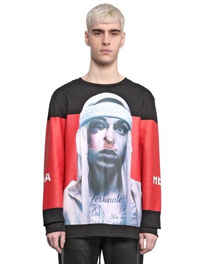 Hba Hood By Air Fortunato Printed Cotton T-shirt