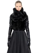 Gareth Pugh Shearling & Nappa Leather Jacket
