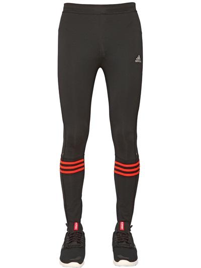 Adidas Performance Stretch Techno Jersey Running Leggings