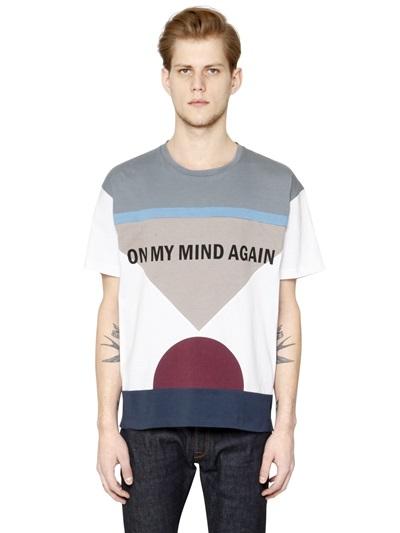 Valentino Oversized Printed Cotton Jersey T-shirt