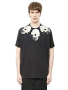 Givenchy Columbian Skull Printed Cotton T-shirt