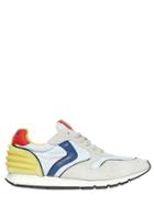 Voile Blanche Liam Power Suede & Coated Nylon Sneakers