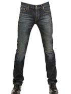 Saint Laurent 19cm Straight Dirty Strong Used Jeans
