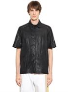 Jil Sander Crinkled Nappa Leather Shirt